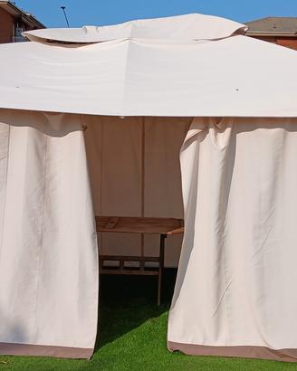 Gazebo 4 x 3 mt