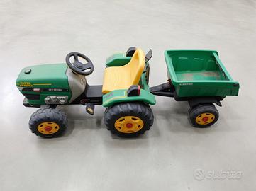 Trattore PegPerego Agripeg a pedali con rimorchio