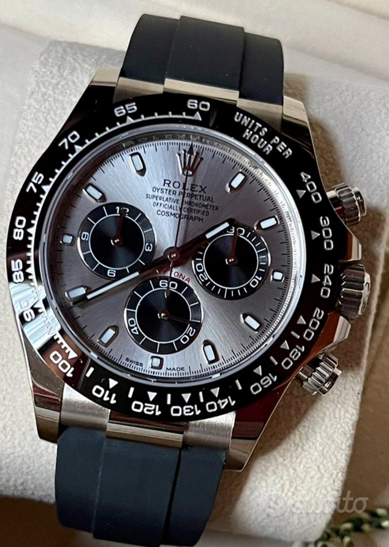 Rolex daytona oro on sale bianco ghiera ceramica