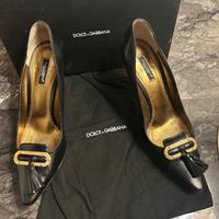 Décolleté pelle nero Dolce & Gabbana donna 39 usat