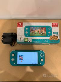 Nintendo Switch lite turchese
