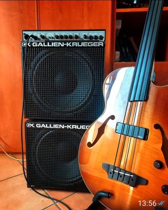 Basso acustico elettrico fretless Yamaha BEC4C 