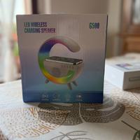 LED wireless charging speaker