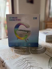 LED wireless charging speaker