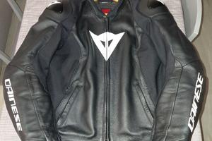 Giacca moto uomo pelle dainese tg 52