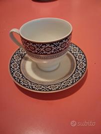 6 tazzine con sottotazza