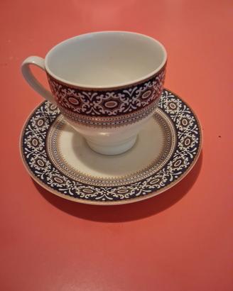 6 tazzine con sottotazza
