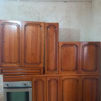 cucina in legno massello  2.10 m lineare 