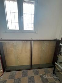 Bacheca vintage in vetro