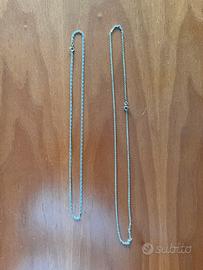 Due collane argento