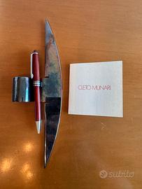 Cleto Munari Taglia carte e poggia penna ‘70