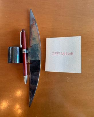 Cleto Munari Taglia carte e poggia penna ‘70