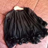 camicia elegante nera e nuova 