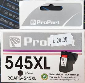 Cartuccia PG545XL nera compatibile per Canon