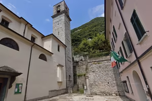 Bilocale Carate Urio con Balcone e Giardino