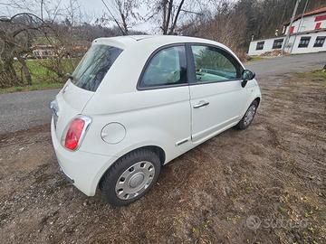 fiat 500 bianca 2008 110k km benzina 1.2 