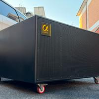 DYNACORD ALPHA B3 subwoofer doppio 18”