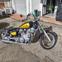 Bobber custom VN 1500 vulcan Kawasaki asi