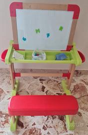 Banco Scuola-Lavagna in Legno richiudibile