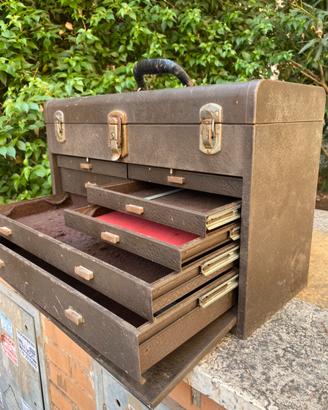 Cassettiera porta strezzi Kennedy kit  USA vintage