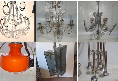 lotto stock lampadari Sciolari Veca murano 6 pz.