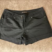 🩳 Shorts in denim nero, taglia XL