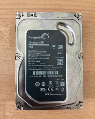 Hard Disk Interno Seagate Desktop HDD da 2TB