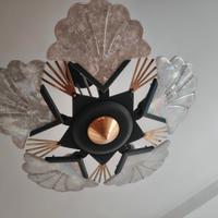 lampadario più lampade da comodino 