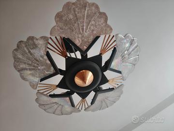 lampadario più lampade da comodino 