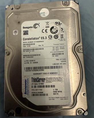 Hard disk interno 3,5” / Dell ES.3 – 1 TB SATA