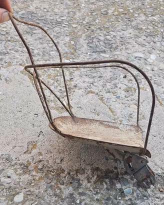 Seggiolino bicicletta vintage