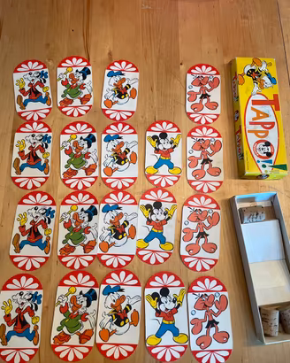 TAPPO gioco vintage Walt Disney