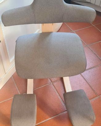 Sedia ergonomica kneeling Varier Thatsit naturale