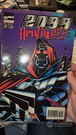 2099 apocalisse con sfondo viola