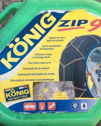 Catene da neve Konig Zip9 6mm (nuove)