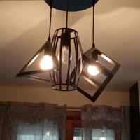 Lampadario Nero 