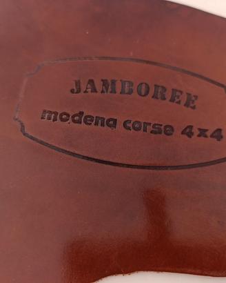 etichetta vera pelle Jamboree Modena corse 4x4