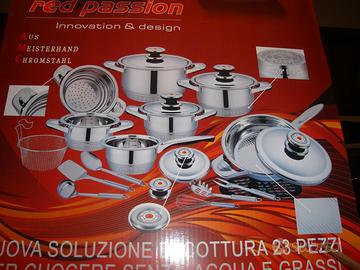set pentole inox