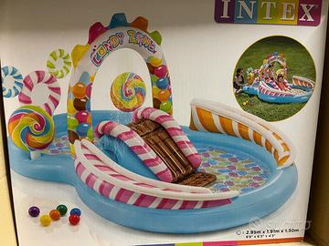 Piscina gonfiabile Intex Candy Zone con scivolo