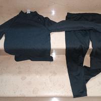 completo pantalone  e lupetto termico