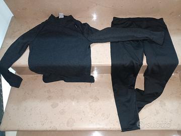 completo pantalone  e lupetto termico