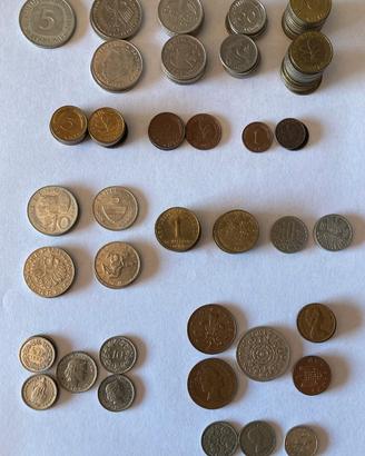 Lotto di 506 monete vari paese