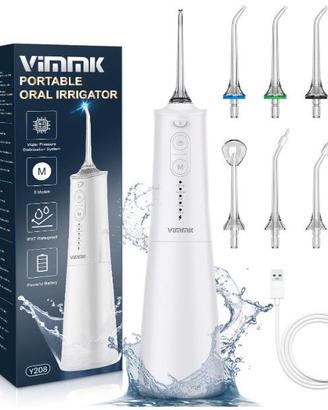 Vimmk Irrigatore Orale Senza Fili, Idropulsore 