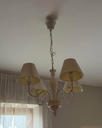 Lampadario classico 5 luci con paralumi – mobilifi