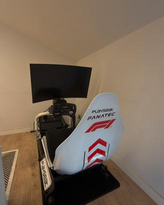 Postazione sim racing fanatec completa