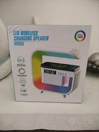 radio sveglia bluetooth led con fm