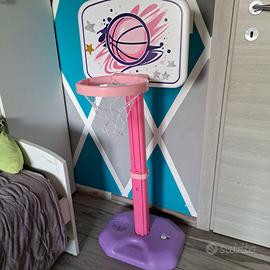 Canestro Basket regolabile in altezza con 4 palle