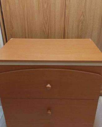 Fasciatoio cassettiera con vaschetta