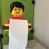 Porta rotolo carta igienica Lego