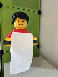 Porta rotolo carta igienica Lego